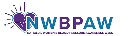 Logo for National Women's Blood Pressure Awareness Week