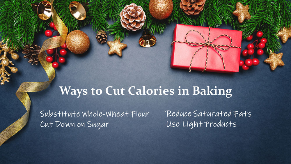 Ways to cut calories in baking