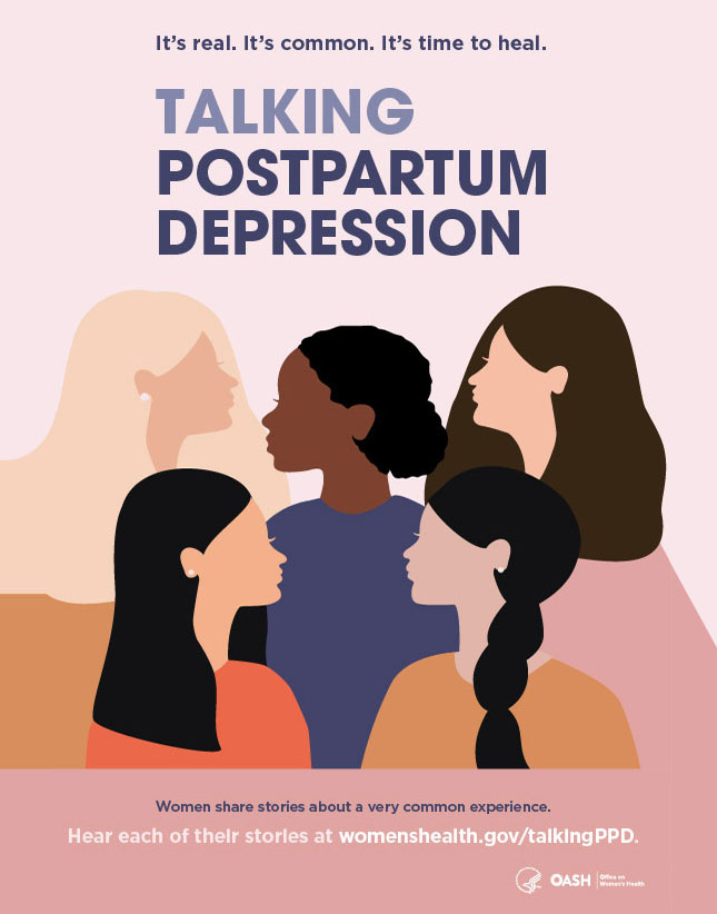 Hero Campaign Downloadable Poster for Postpartum Depression Fact Sheet